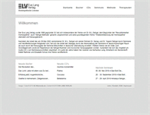 Tablet Screenshot of evalangverlag.de